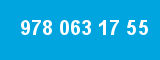978 063 17 55 978 063 17 55